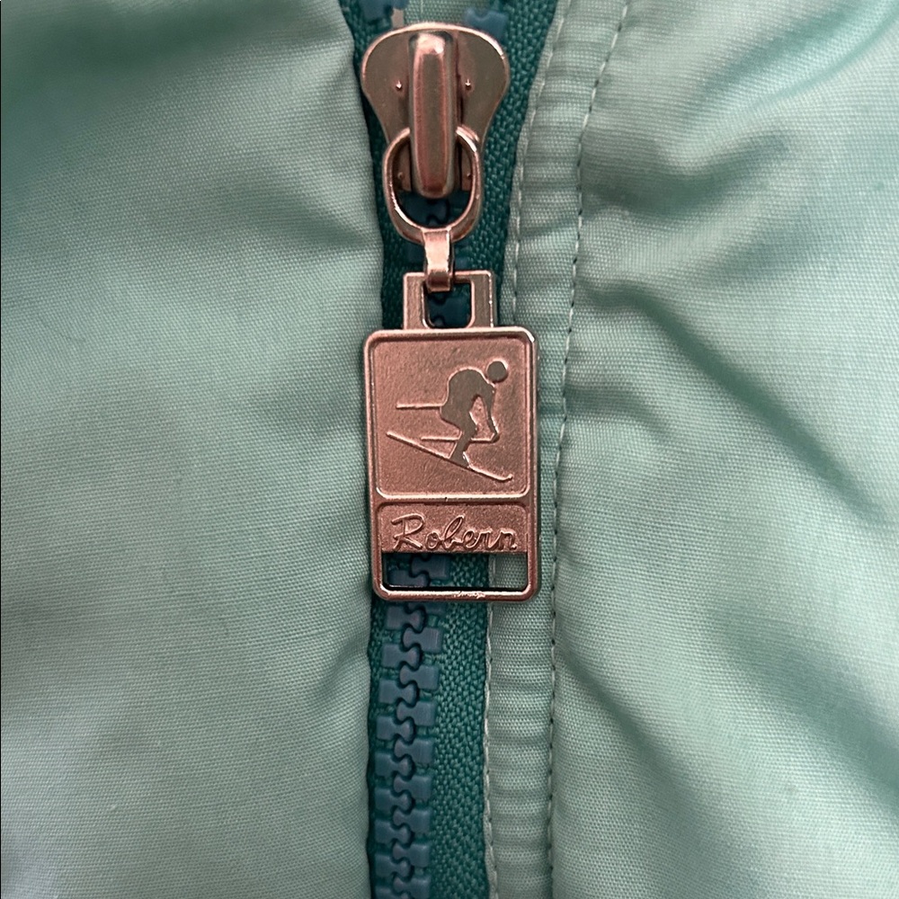 Ski Lion Women’s Mint and Teal 1980’s Ski Jacket - Picture 5 of 7